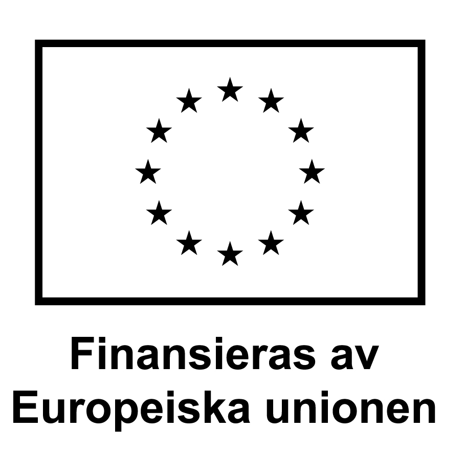 SV Finansieras av Europeiska unionen BLACK OUTLINE